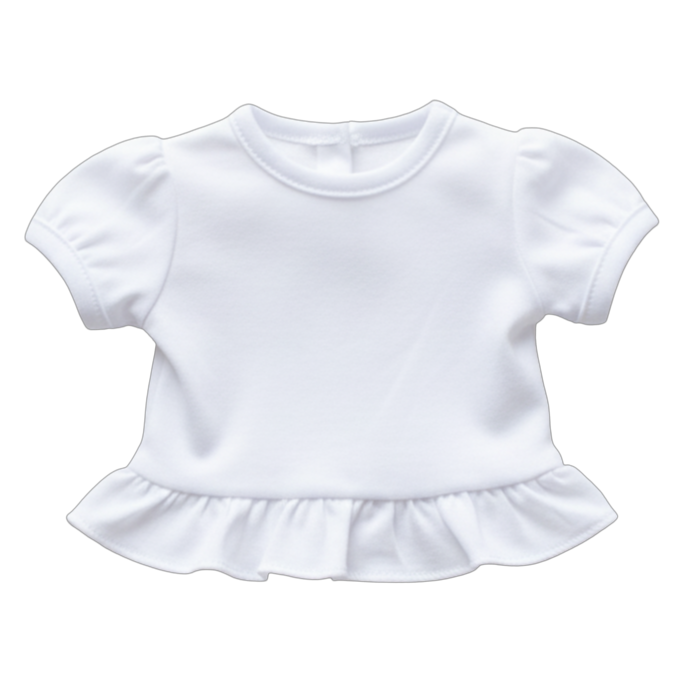 18" Doll Short Sleeve Ruffle T-Shirt