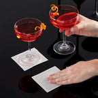 Classic Hemstitch Cotton Cocktail Napkins (Set of 25)
