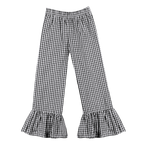 Girls Gingham Ruffle Pants