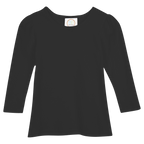 Girls Long Sleeve Plain T-Shirt