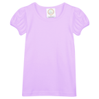 Girls Short Sleeve Plain T-Shirt