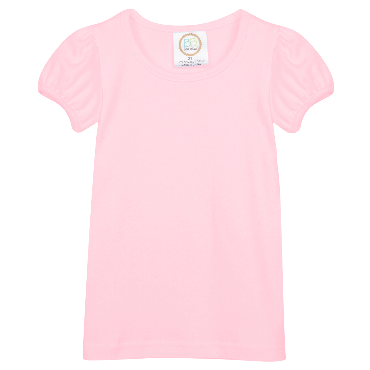 Girls Short Sleeve Plain T-Shirt (Bundle Pricing)
