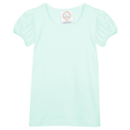 Girls Short Sleeve Plain T-Shirt