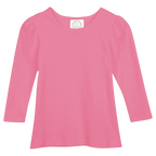 Girls Long Sleeve Plain T-Shirt