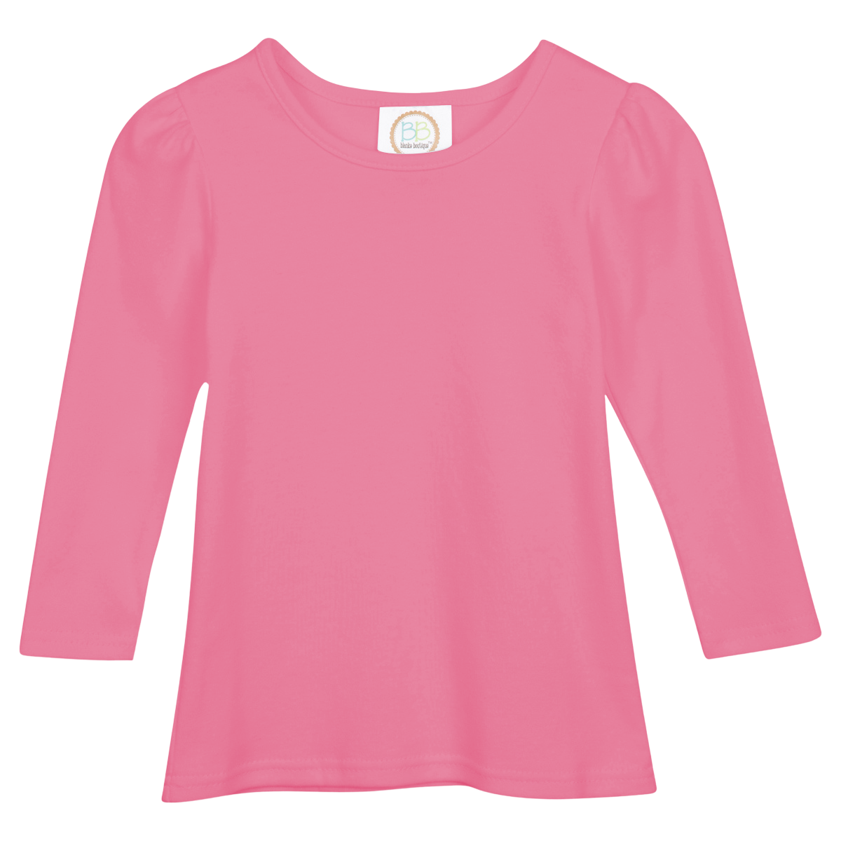 Girls Long Sleeve Plain T-Shirt (Bundle Pricing)
