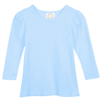 Girls Long Sleeve Plain T-Shirt