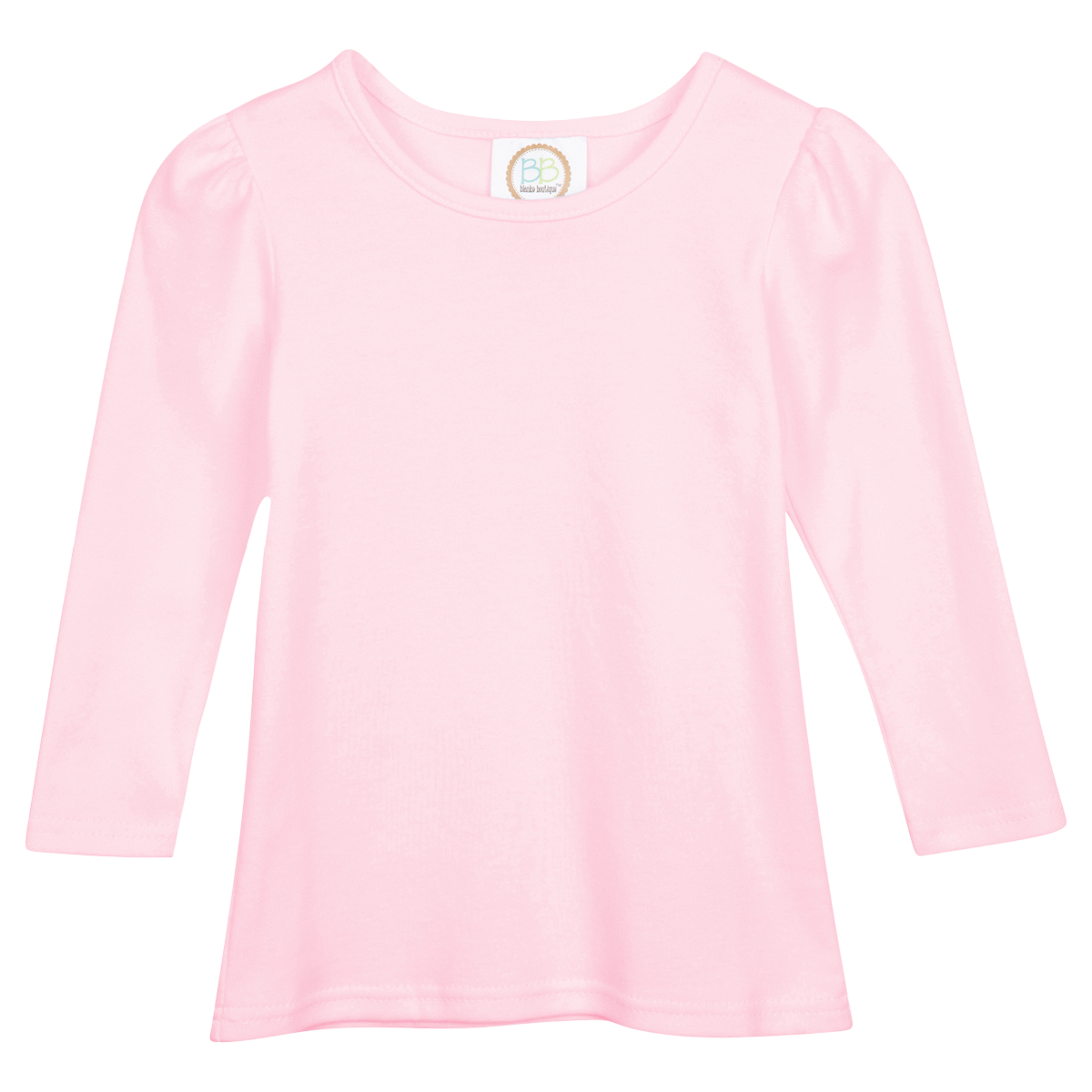 Girls Long Sleeve Plain T-Shirt (Bundle Pricing)