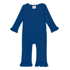 Girls Long Sleeve Ruffle Romper