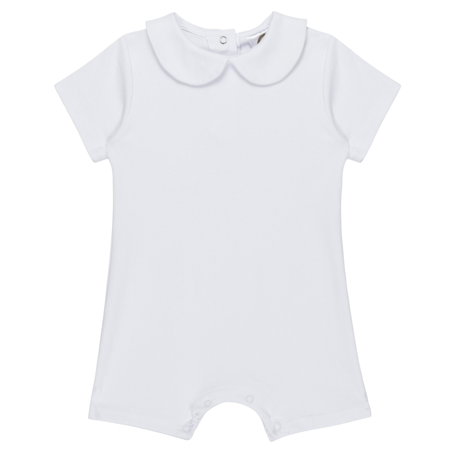 Boys Short Sleeved Peter Pan Romper