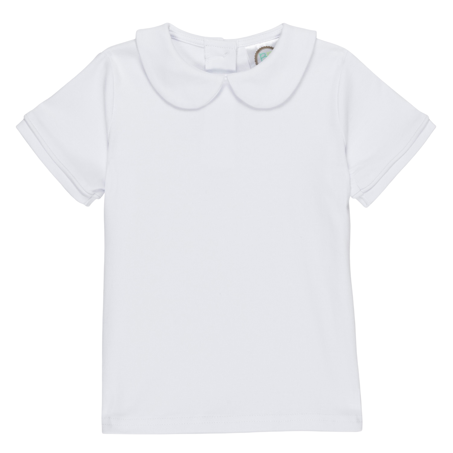 Boys Short Sleeve Peter Pan Collar Shirt