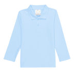 Boys Long Sleeve Polo Style Collared Shirt