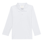 Boys Long Sleeve Polo Style Collared Shirt