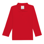 Boys Long Sleeve Polo Style Collared Shirt