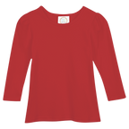 Girls Long Sleeve Plain T-Shirt