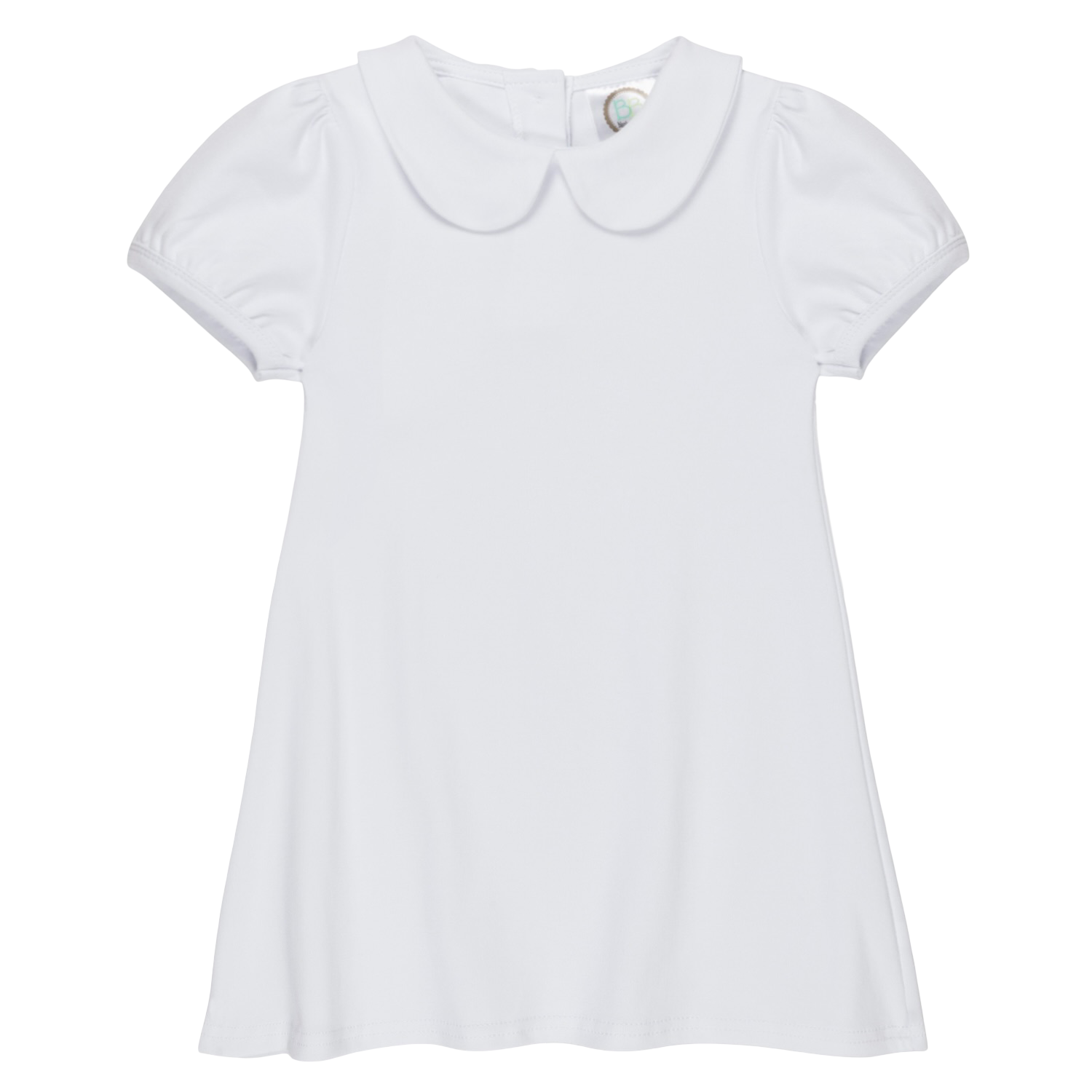 Girls Short Sleeve Peter Pan Dress