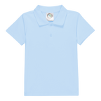 Boys Short Sleeve Polo Style Collared Shirt