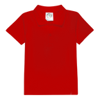 Boys Short Sleeve Polo Style Collared Shirt