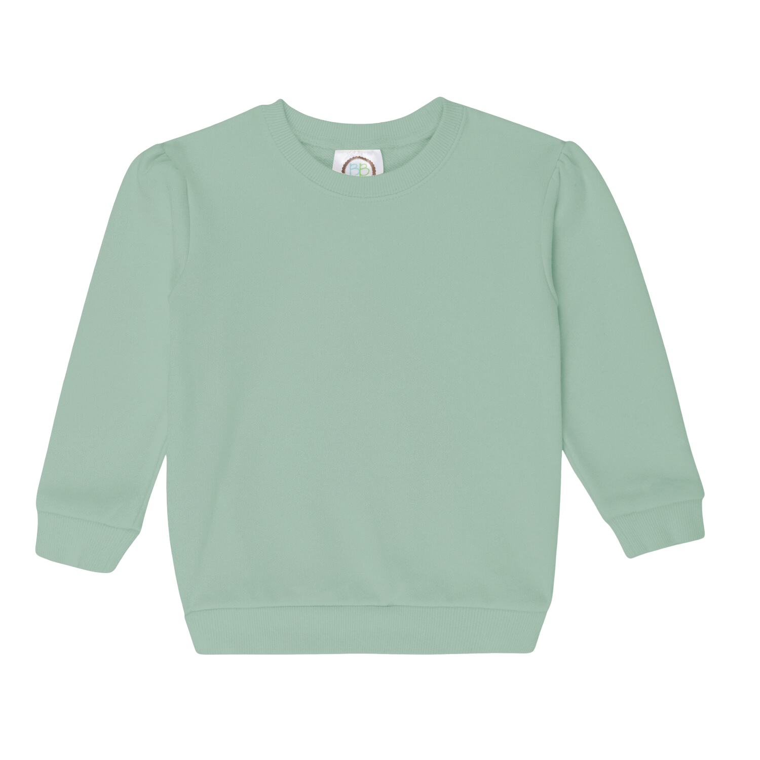 Girls Puff Sleeve Sweatshirt