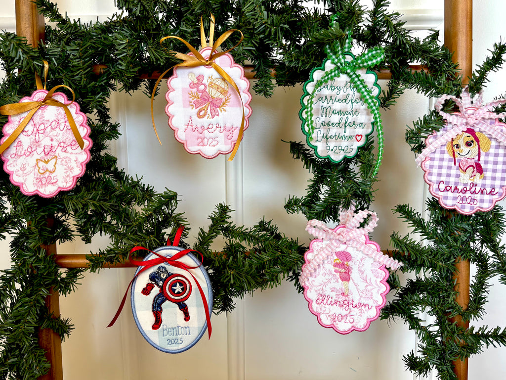 Personalized & Handwritten Ornaments