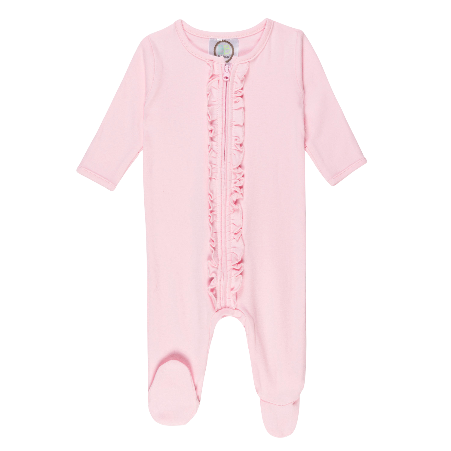 Infant Ruffle Zipper Sleeper