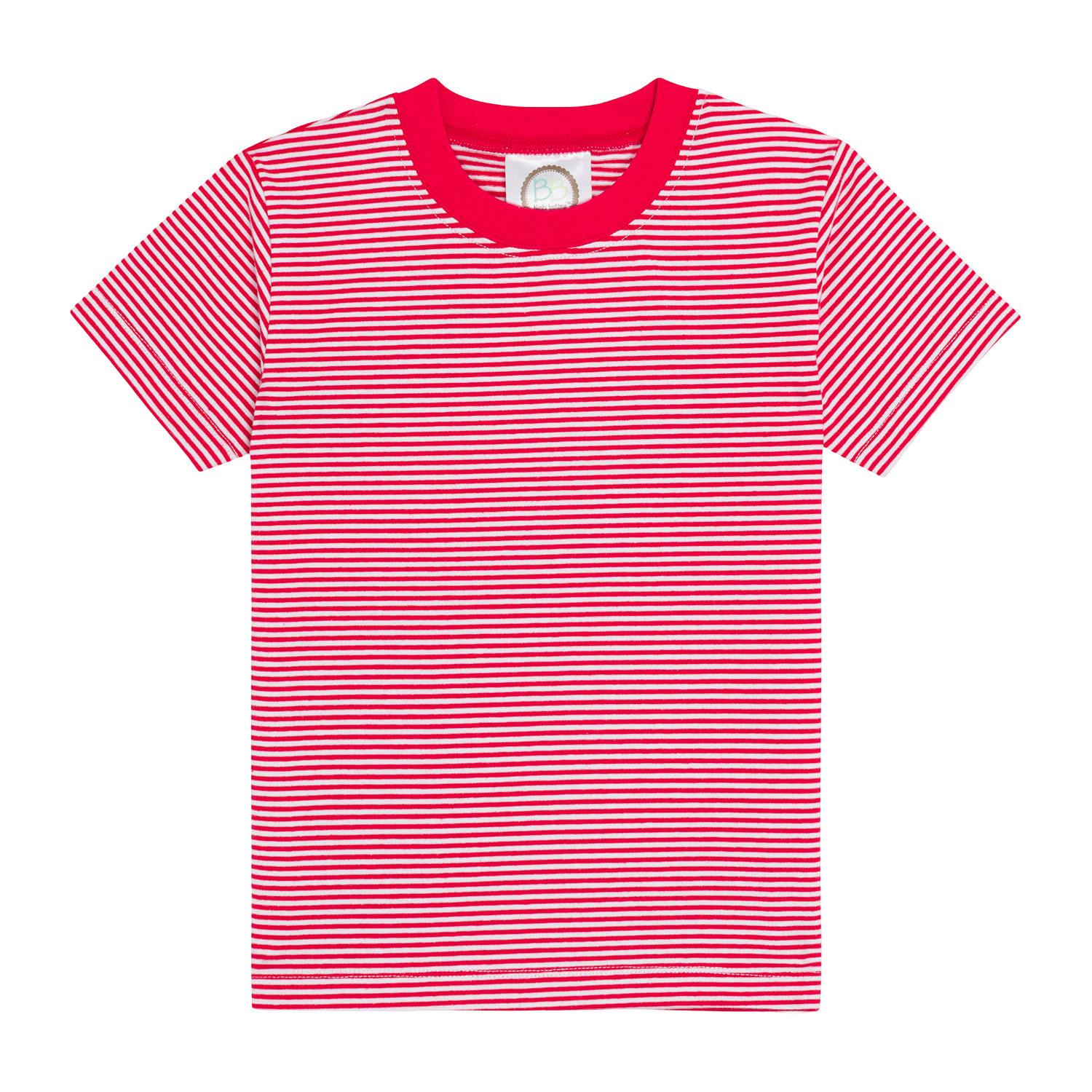 Boys Short Sleeve Striped Tee Shirt