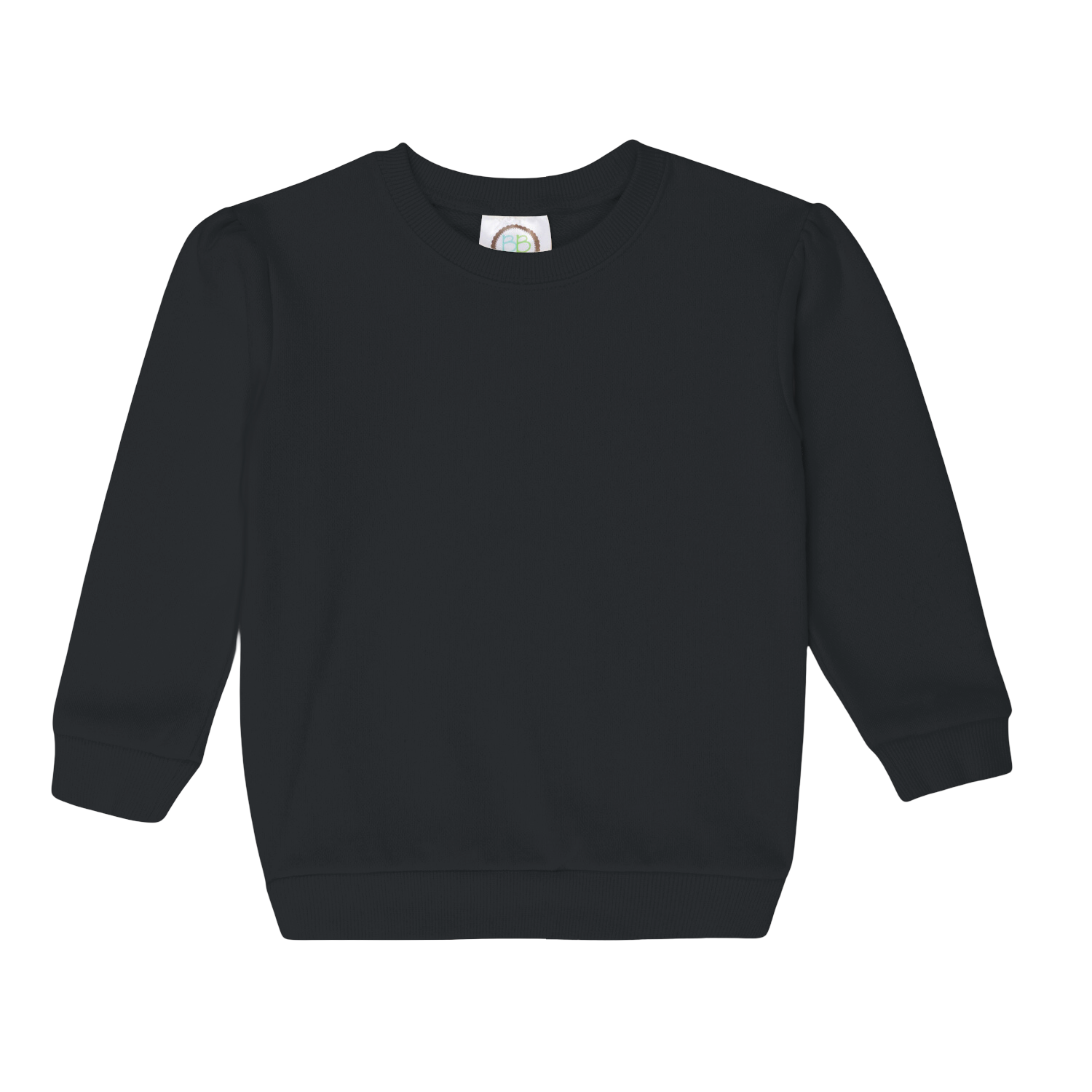 Girls Puff Sleeve Sweatshirt