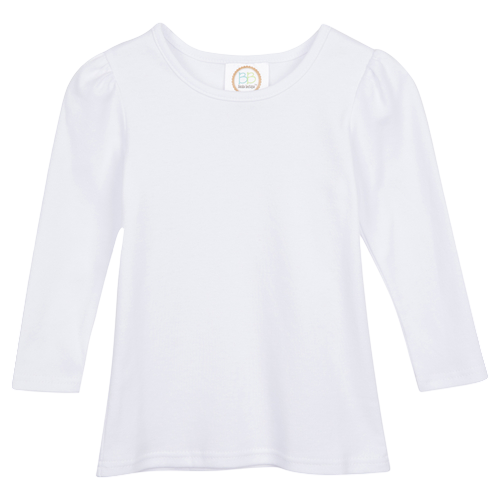 Girls Long Sleeve Plain T-Shirt (Bundle Pricing)
