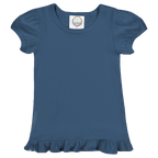 Girls Short Sleeve Ruffle T-Shirt