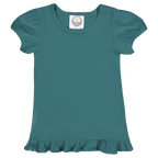 Girls Short Sleeve Ruffle T-Shirt