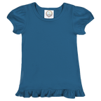 Girls Short Sleeve Ruffle T-Shirt