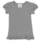 Girls Short Sleeve Ruffle T-Shirt