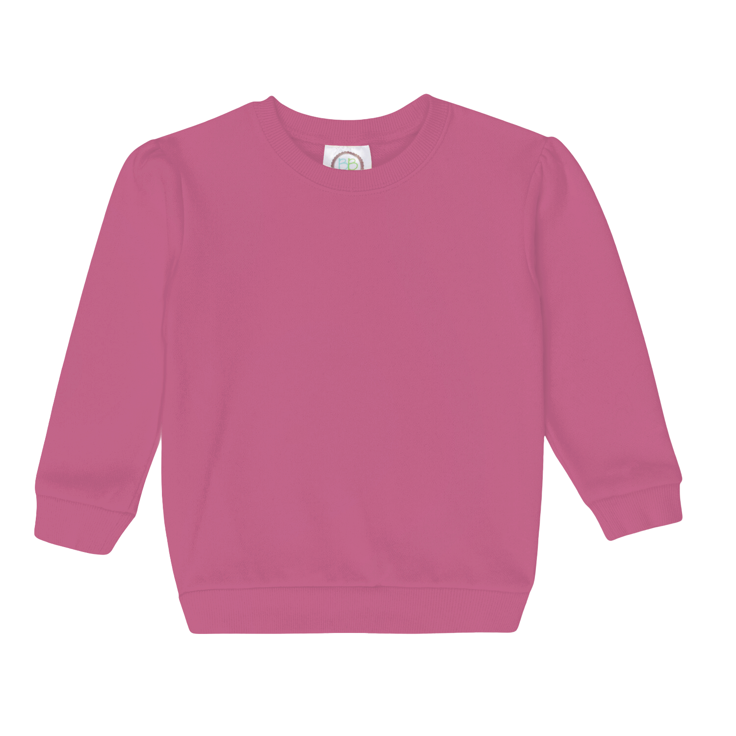 Girls Puff Sleeve Sweatshirt