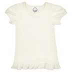 Girls Short Sleeve Ruffle T-Shirt
