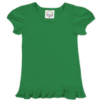 Girls Short Sleeve Ruffle T-Shirt