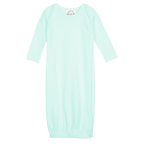 Unisex Long Sleeve Infant Gown with Hidden Zipper