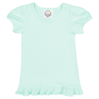 Girls Short Sleeve Ruffle T-Shirt