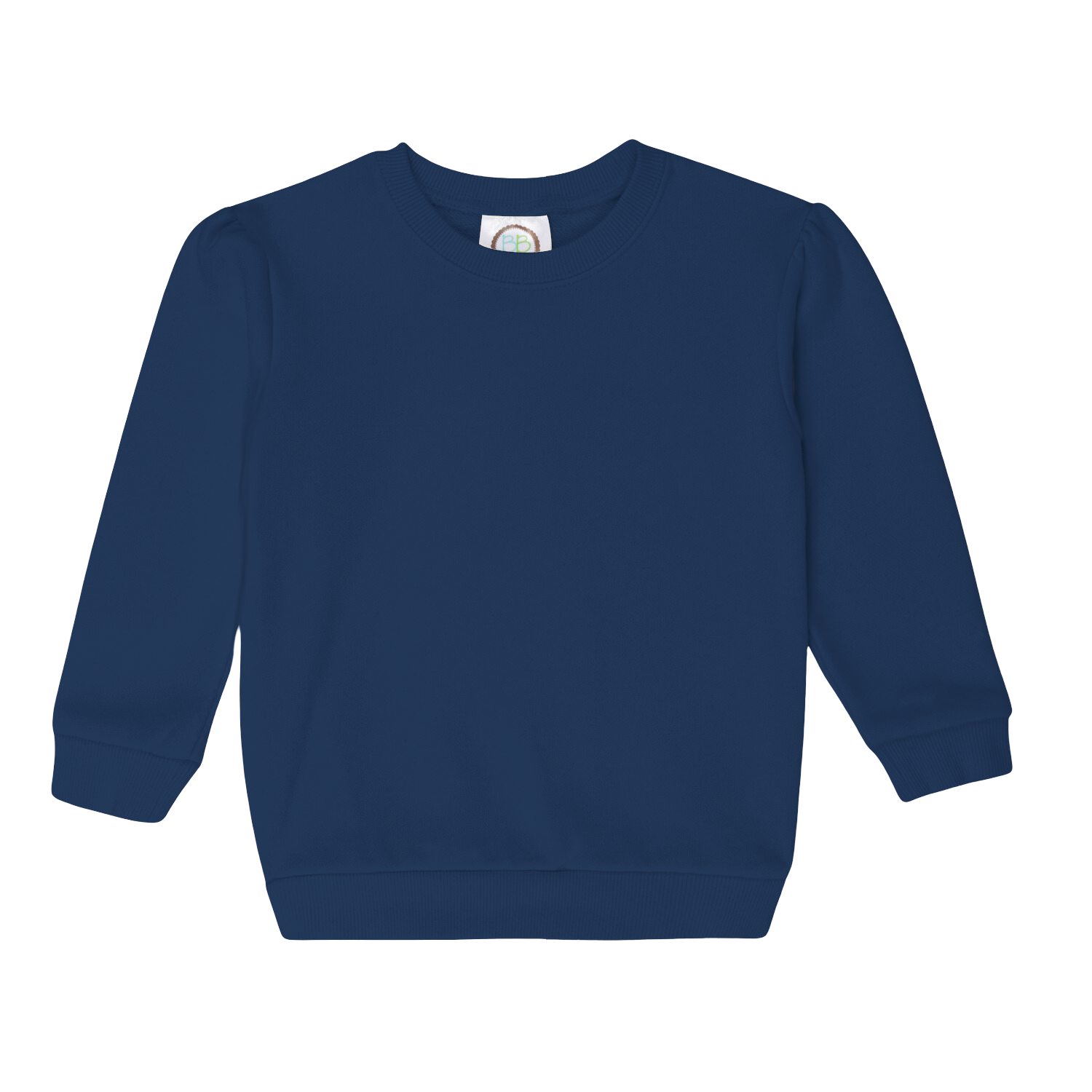 Girls Puff Sleeve Sweatshirt