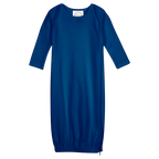 Unisex Long Sleeve Infant Gown with Hidden Zipper