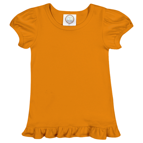 Girls Short Sleeve Ruffle T-Shirt