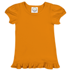 Girls Short Sleeve Ruffle T-Shirt