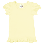 Girls Short Sleeve Ruffle T-Shirt