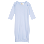 Unisex Long Sleeve Infant Gown with Hidden Zipper