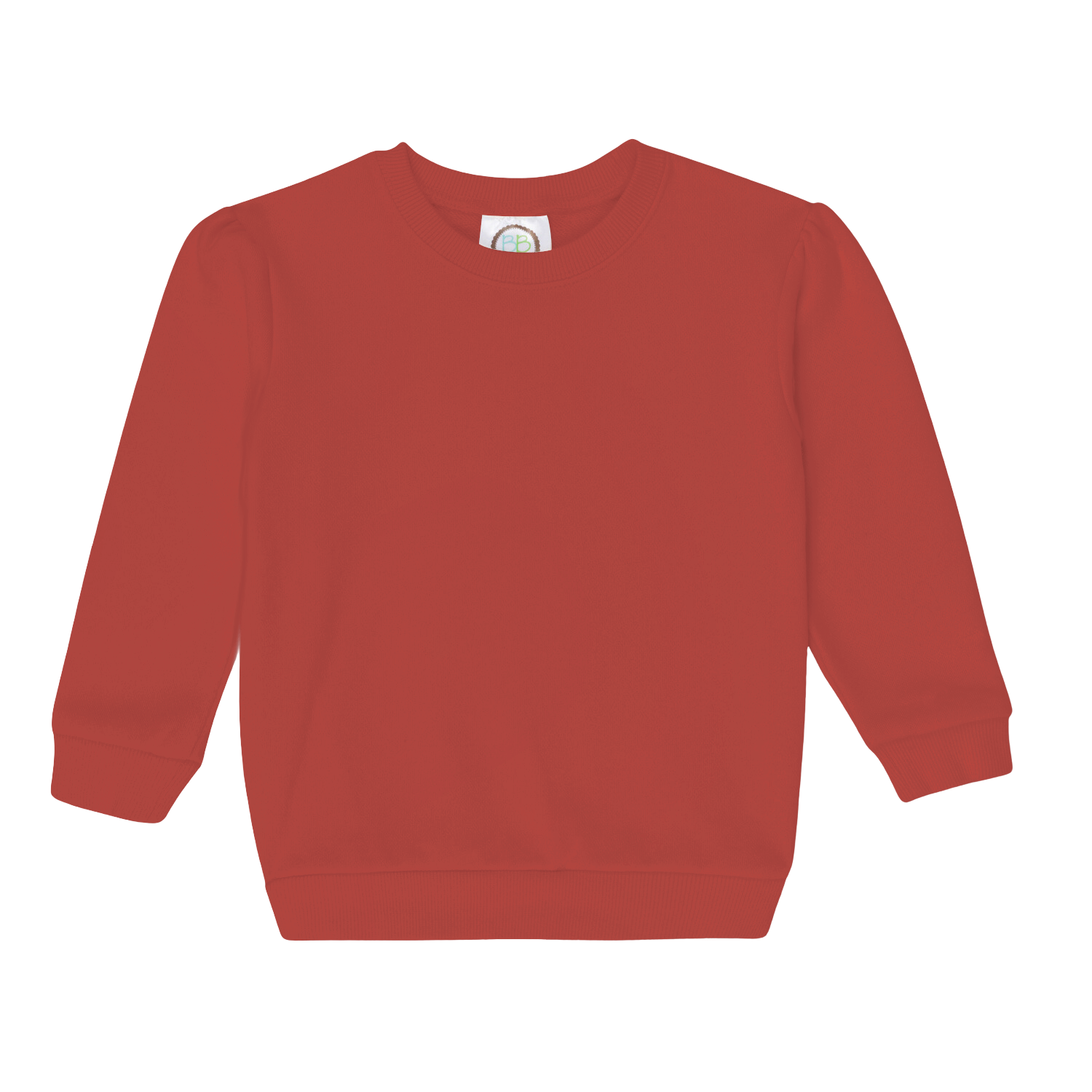 Girls Puff Sleeve Sweatshirt