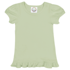 Girls Short Sleeve Ruffle T-Shirt