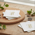 Classic Hemstitch Cotton Cocktail Napkins (Set of 25)