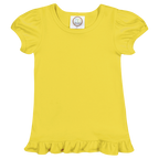 Girls Short Sleeve Ruffle T-Shirt